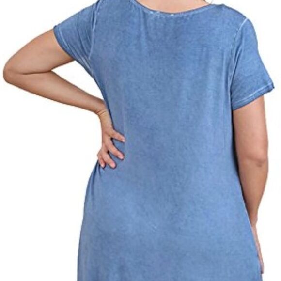 Anthropologie Umgee Soft Blue Casual Top - Picture 1 of 4